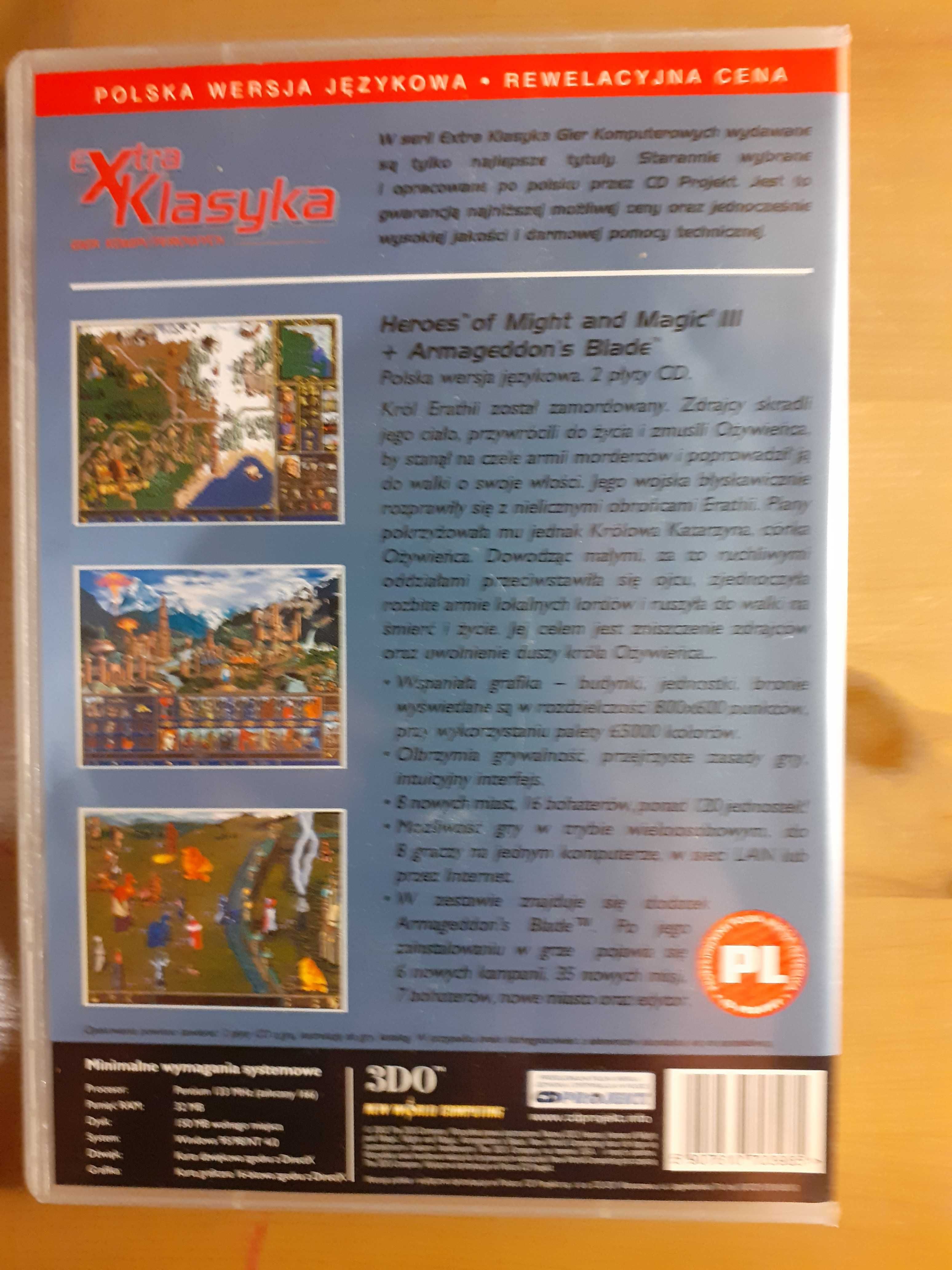 Gra PC Heroes of Might and Magic III  Armageddon's Blade eXtra Klasyka