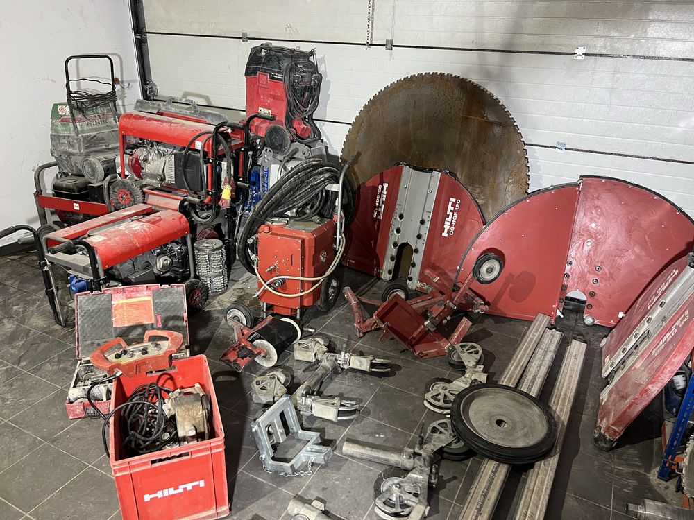 Pila scienna na prowadnicy linowa hilti ds 32