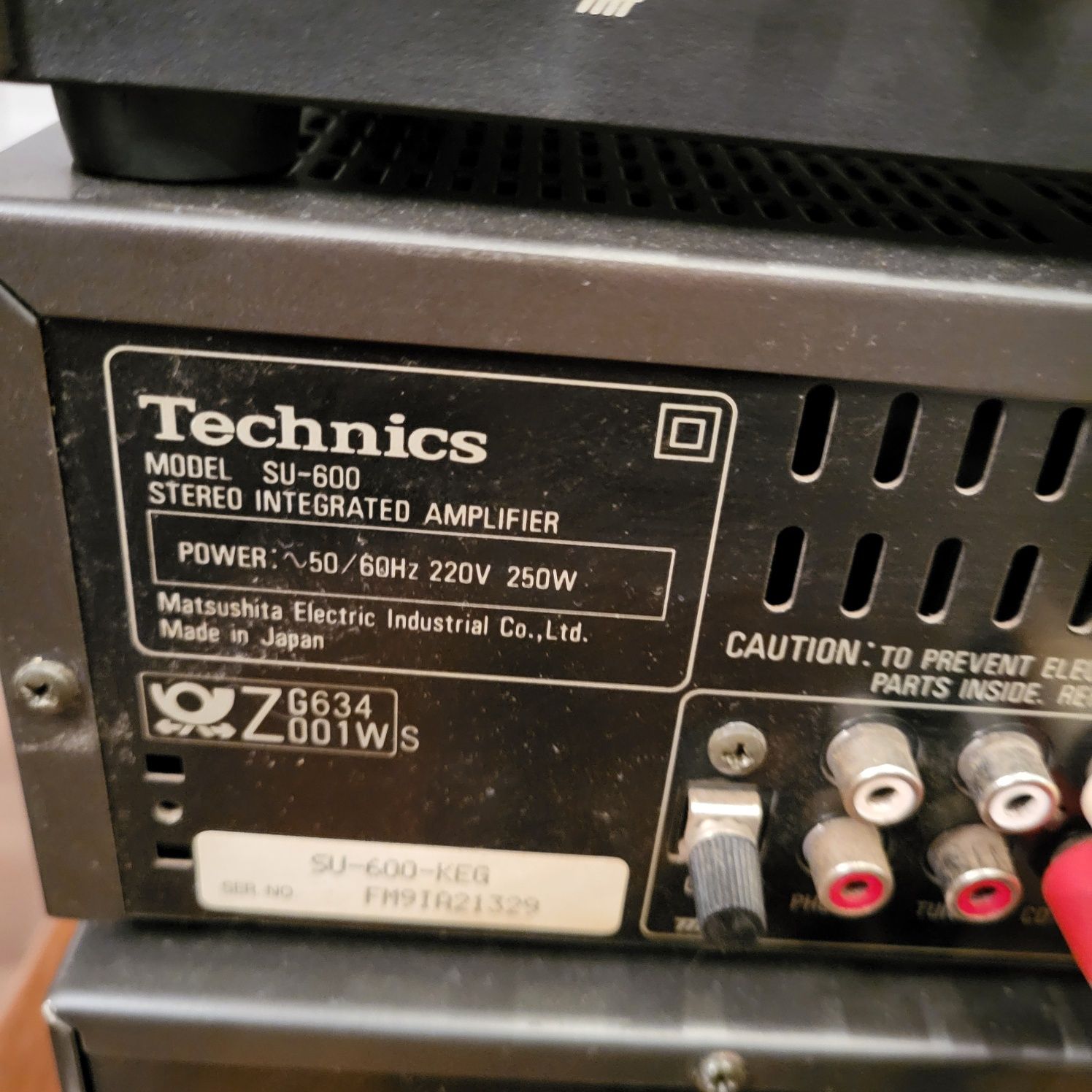 Technics wieża. .