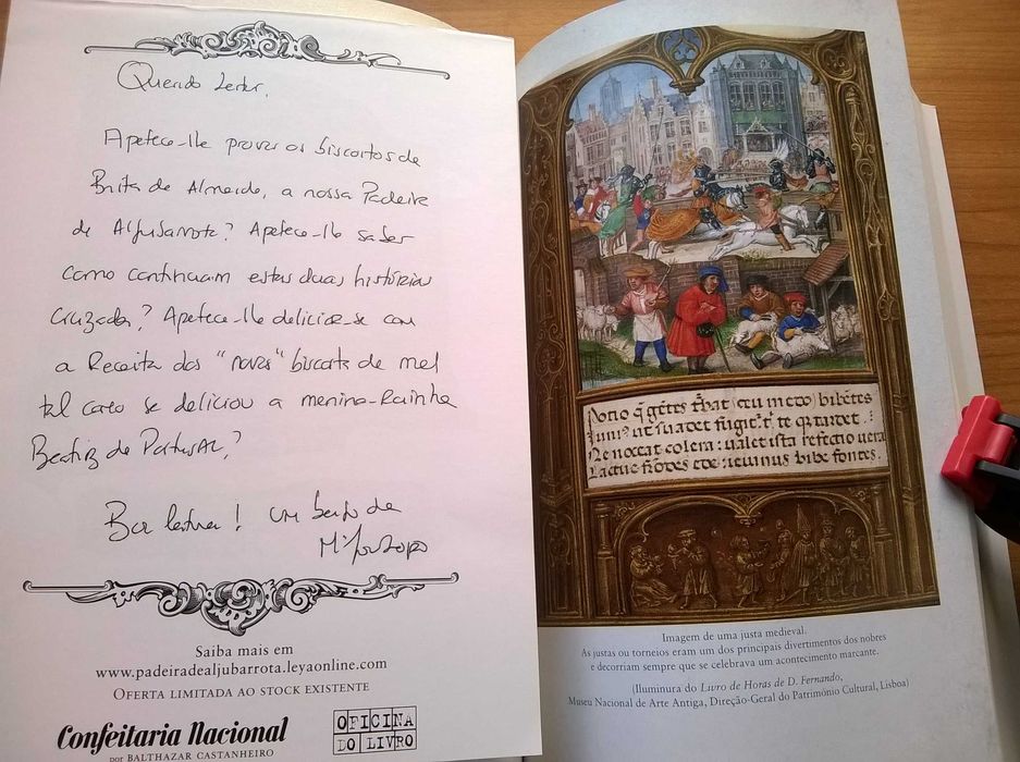 Padeira de Aljubarrota (1.ª ed. autograf.) - Maria João L de Carvalho