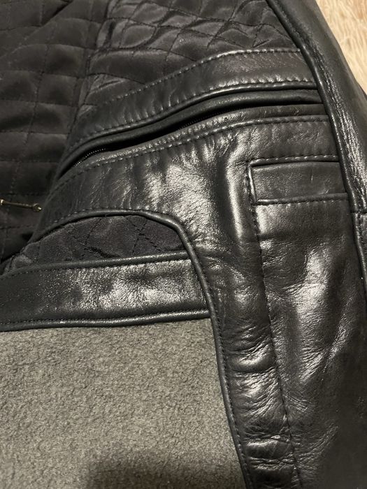 Шкіряна якісна куртка бренду BRANDO