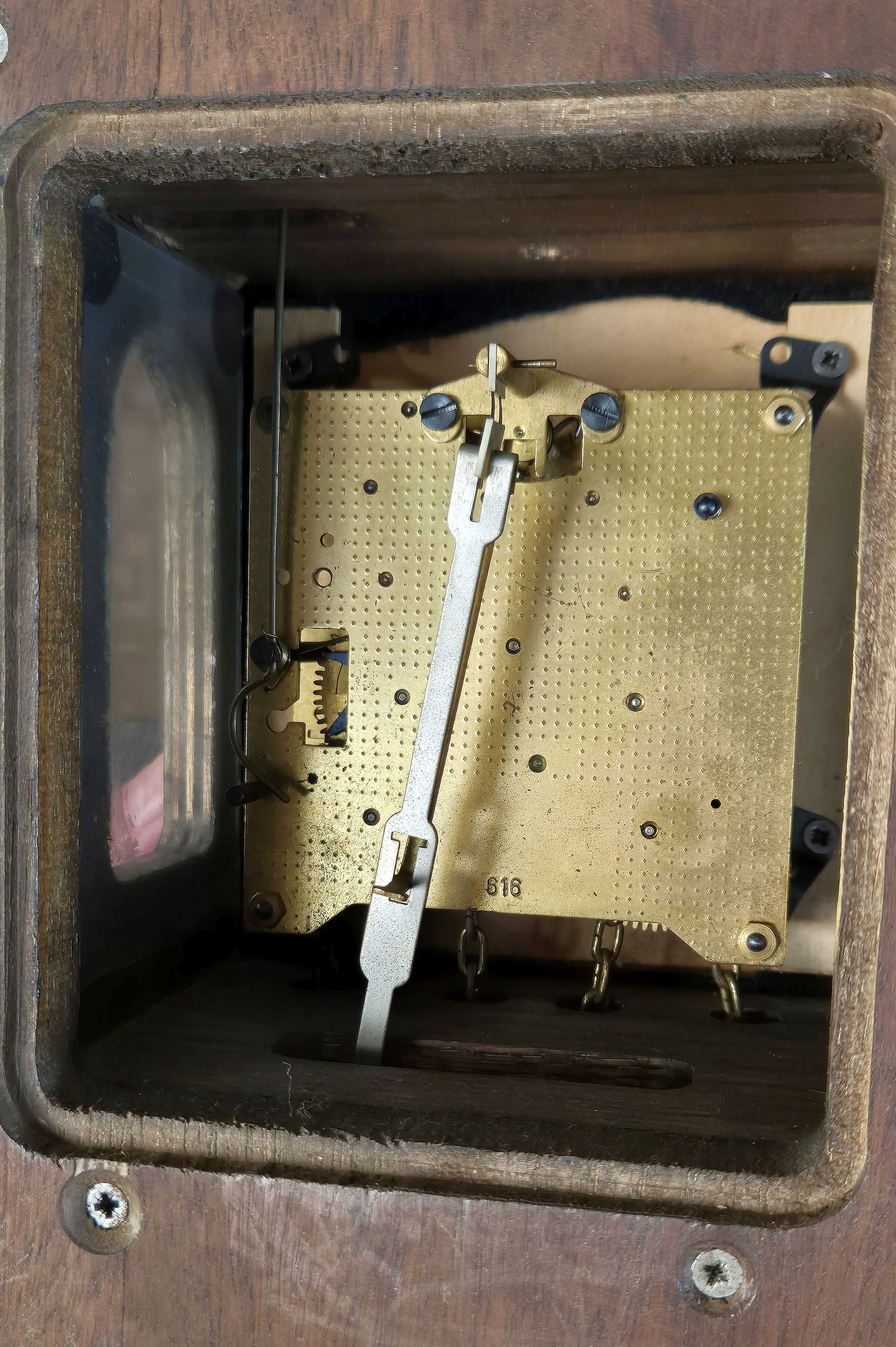 Stary zegar ścienny holenderski dobry mechanizm lata '70
