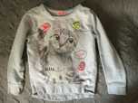 Bluza z kotem Cool Club 122 128 szara dziewczynka