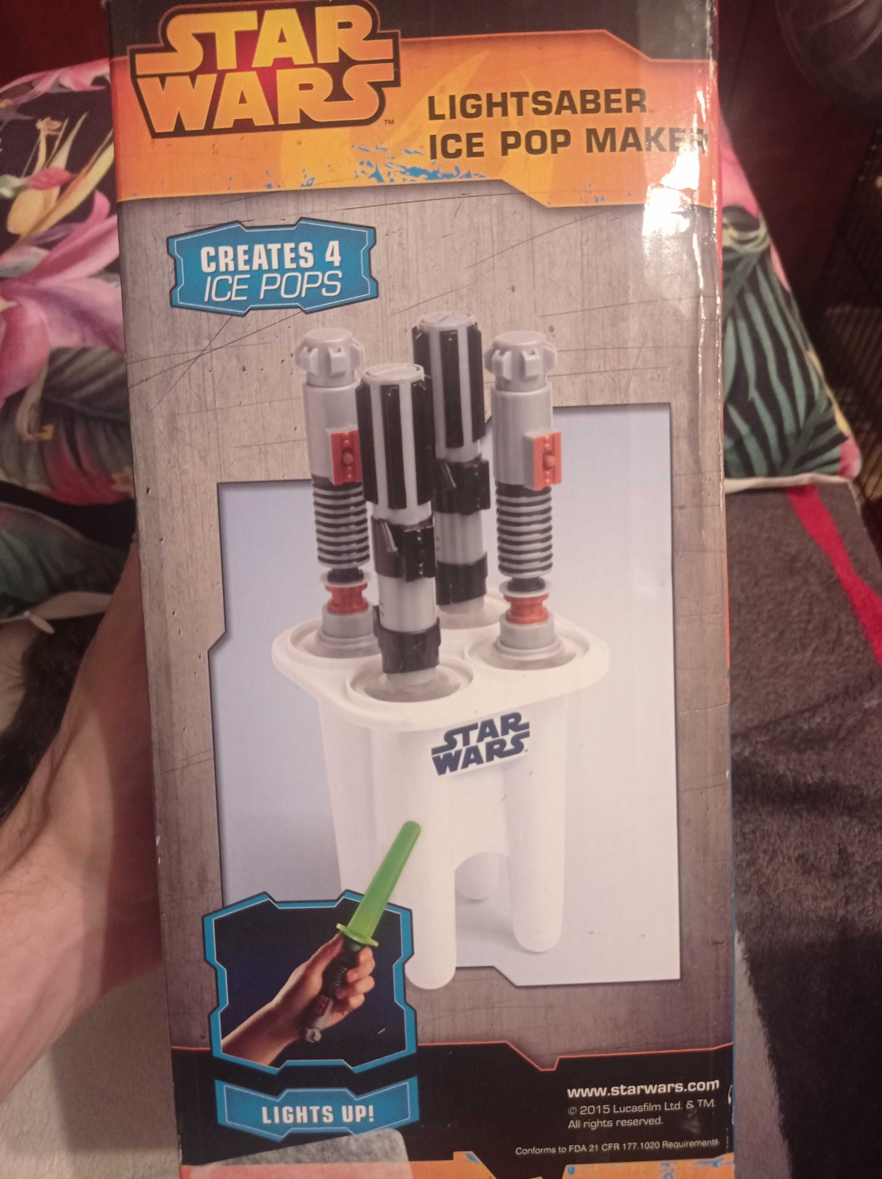 Star Wars lightsabers ice pop maker zestaw do lodów miecze świetlne