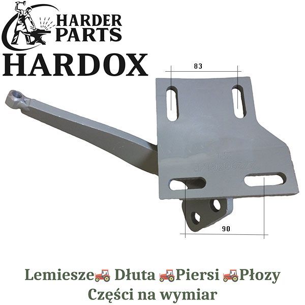 Uchwyt ścinacza Rabewerk HARDOX EBP4 części do pługa 2X wytrzymalsze