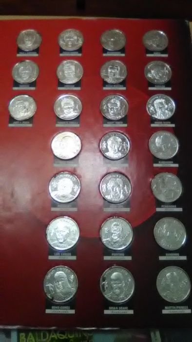 Colecção em moedas do Benfica