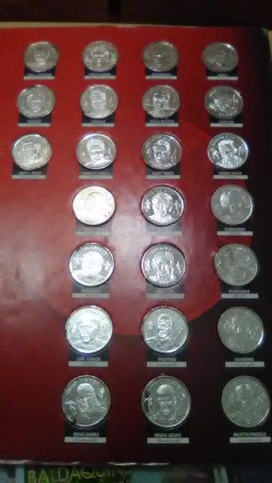 Coleção em moedas do Benfica