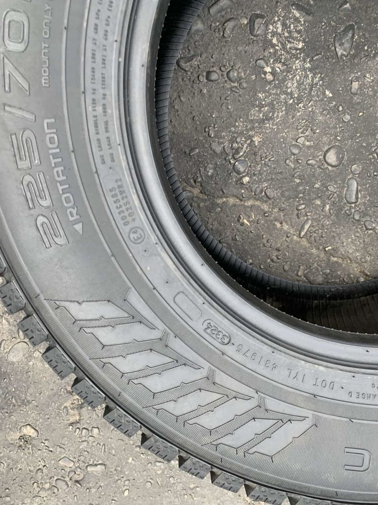 Шини нові 225/70 R15С Nokian зима 2024 рік