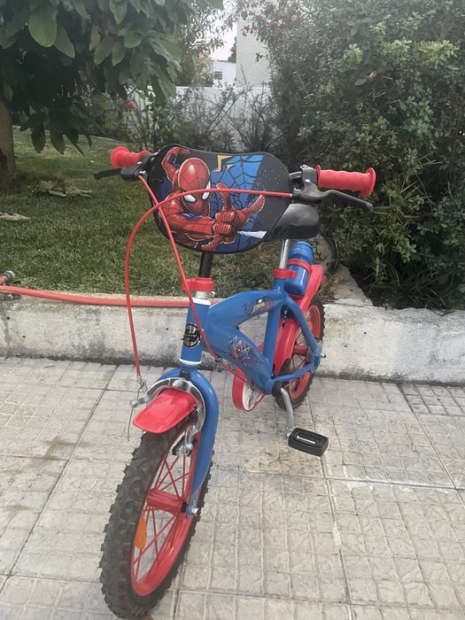 Bicicleta criança menino Homem aranha roda 14’’