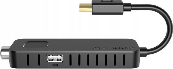 dekoder tuner TV HD DVB-T2 HEVC H.265 NIEWIDOCZNY mini stick nagrywani