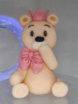 Figurka misia 3D na tort ozdoba z masy cukrowej