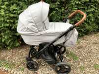 Wózek BEBETTO LUCA  2w1 / 3w1 / 4w1 baza Isofix Jasno Szary