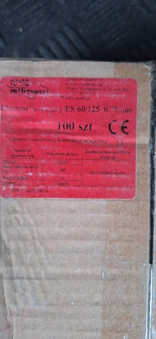 Wieszaki płaski 125 mm