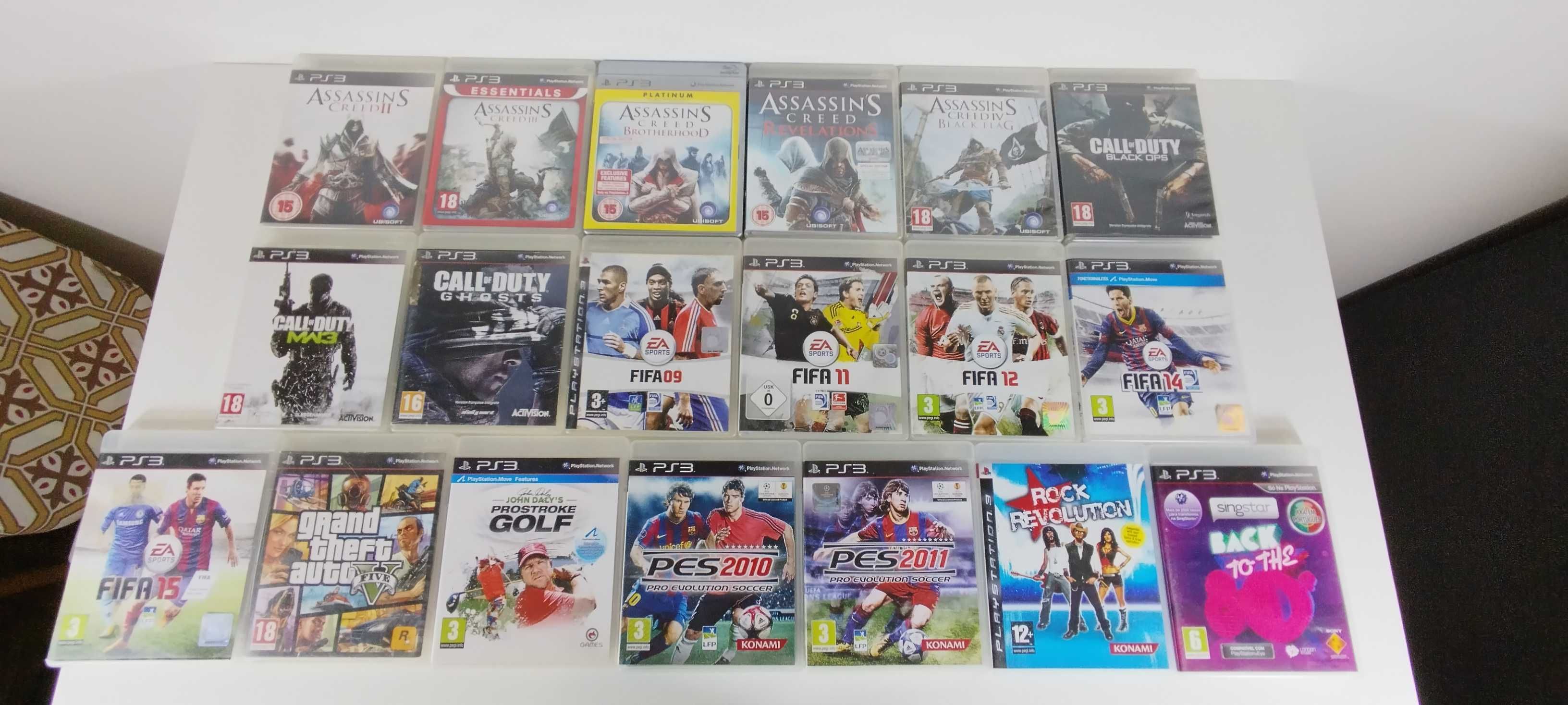 Lote 18 Jogos Playstation 3 PS3