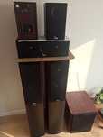 Voice Kraft 7830SW + subwoofer + wzmacniacz