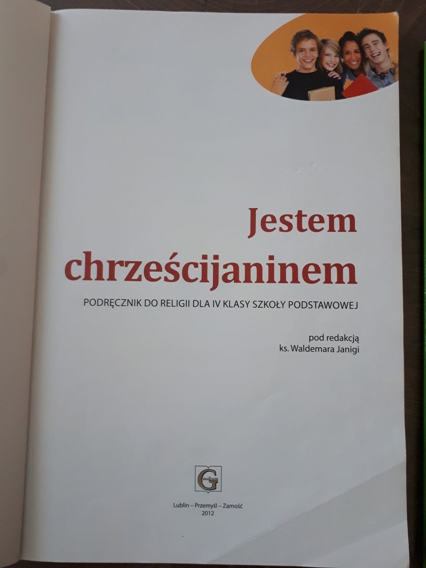 Religia klasa 4 Jestem Chrześcijaninem Podręcznik Książka