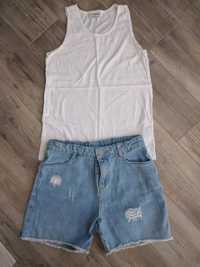 Джинові шорти,футболка,майка,топ,джинси,плаття,рубашка,платье 158-164