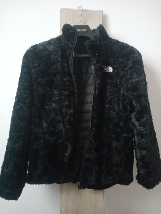 Kurtka damska ocieplana dwustronna futerko The North Face rozm. M