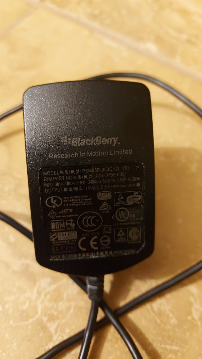 Ładowarka zasilacz  Blackberry PSM05R