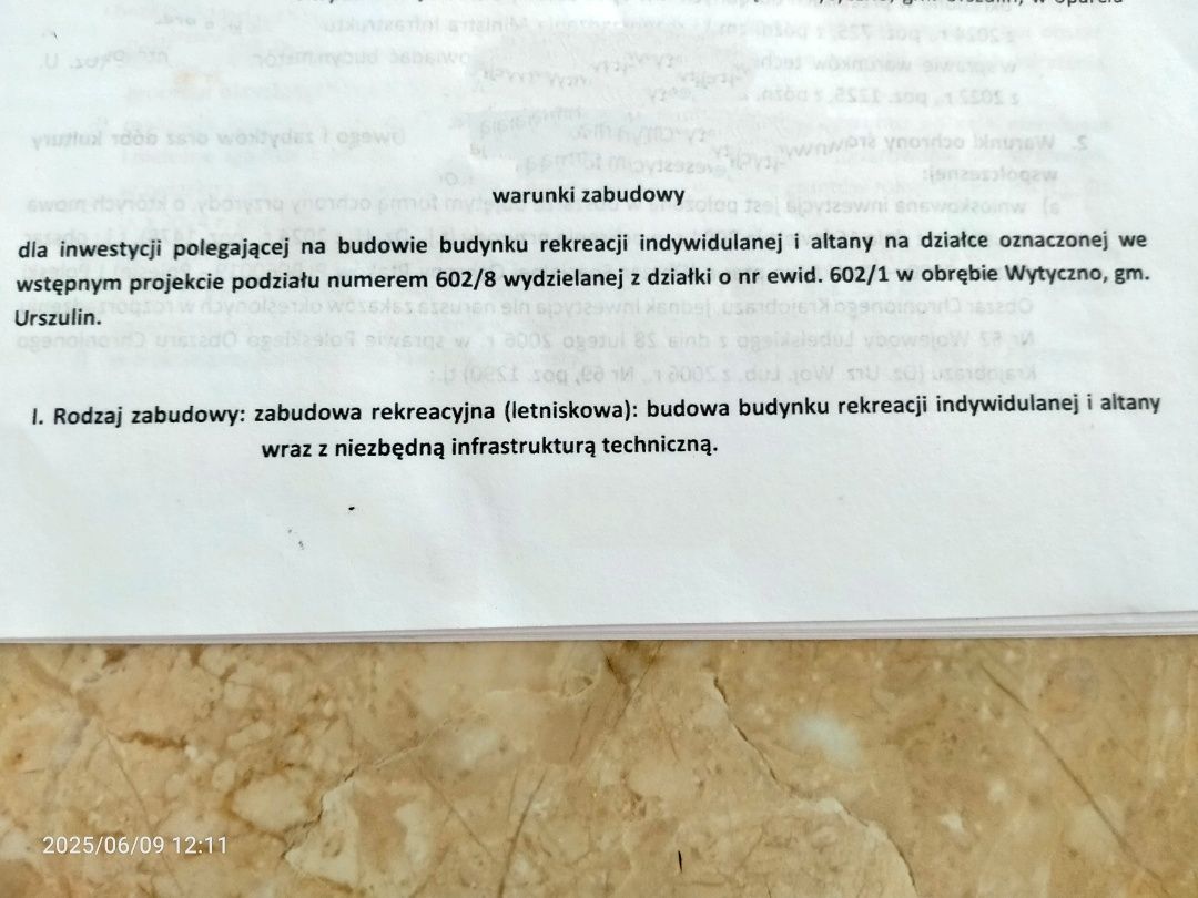 Działka budowlana