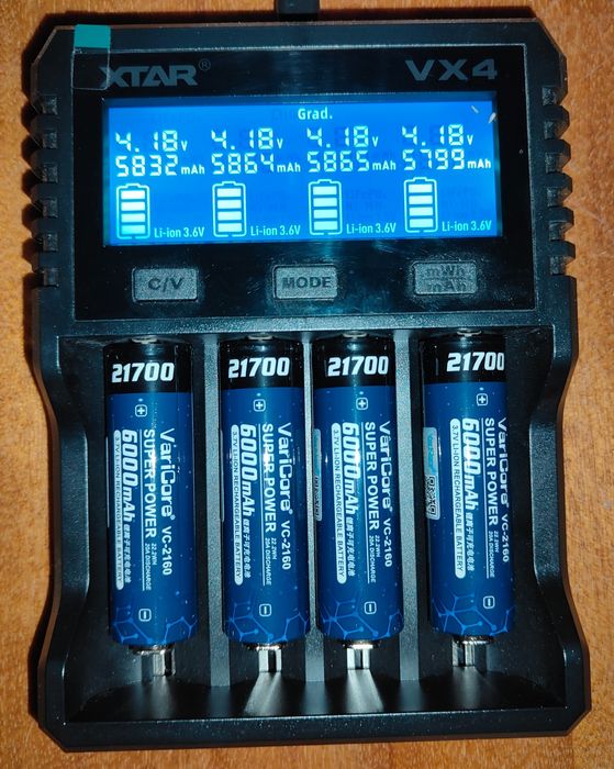 Акумулятор 21700 VariCore VC-2160 6000mAh 3.7V без захисту MAX ємність