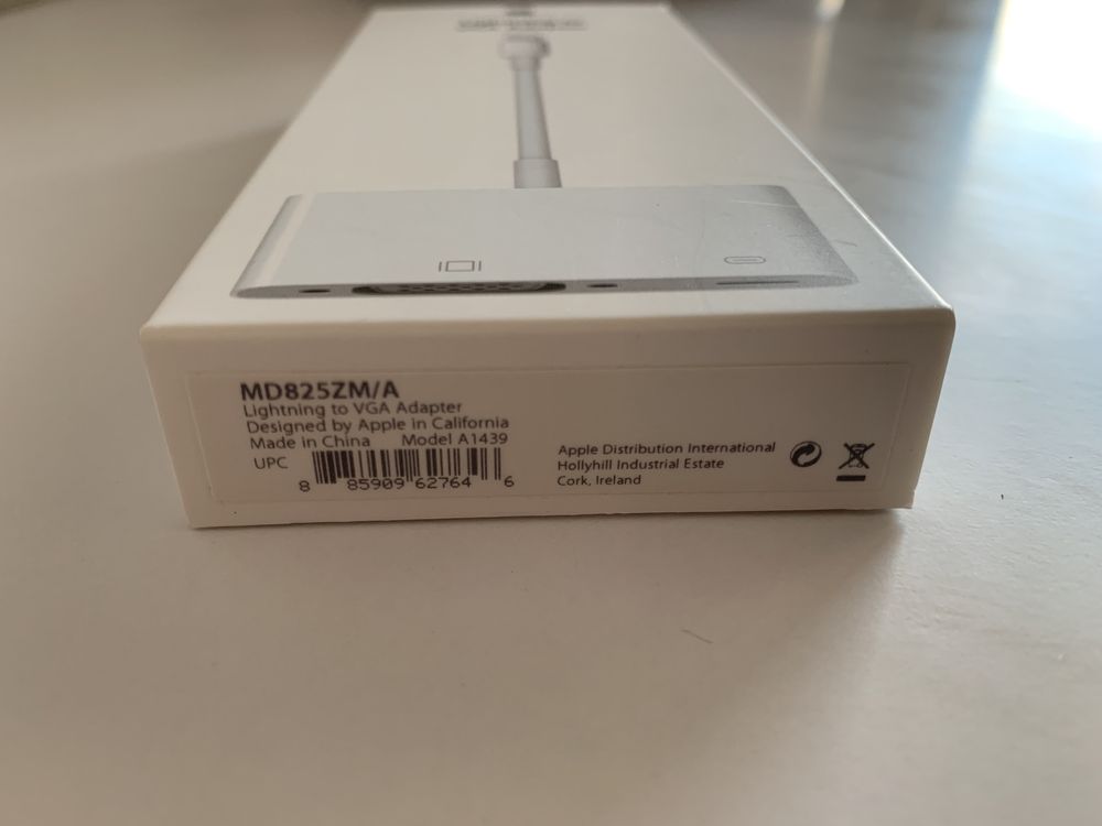 Oryginalny nowy Apple Lightning VGA adapter MD825ZM/A promocja okazja