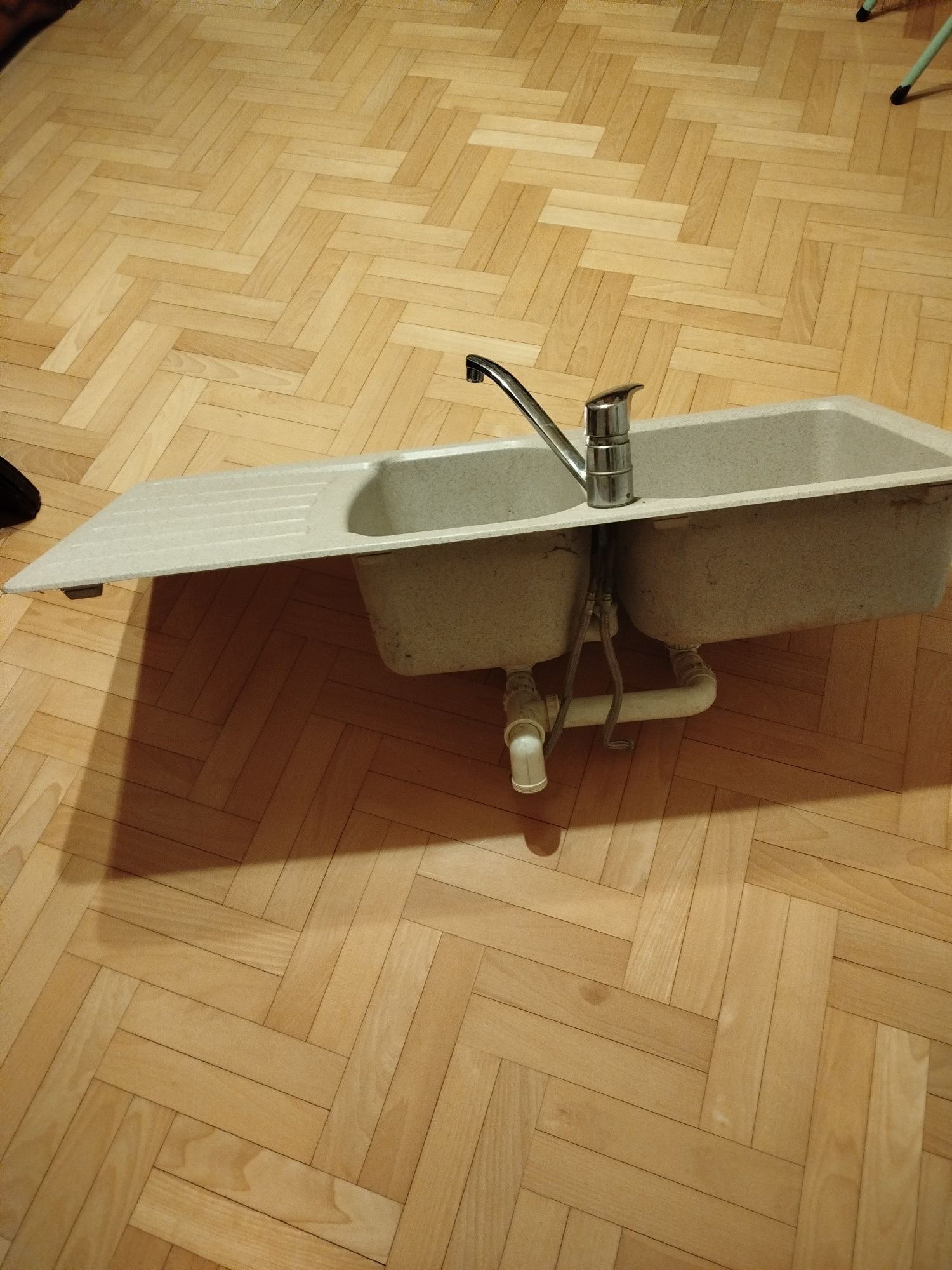 Zlewozmywak granitowy 50/116 cm