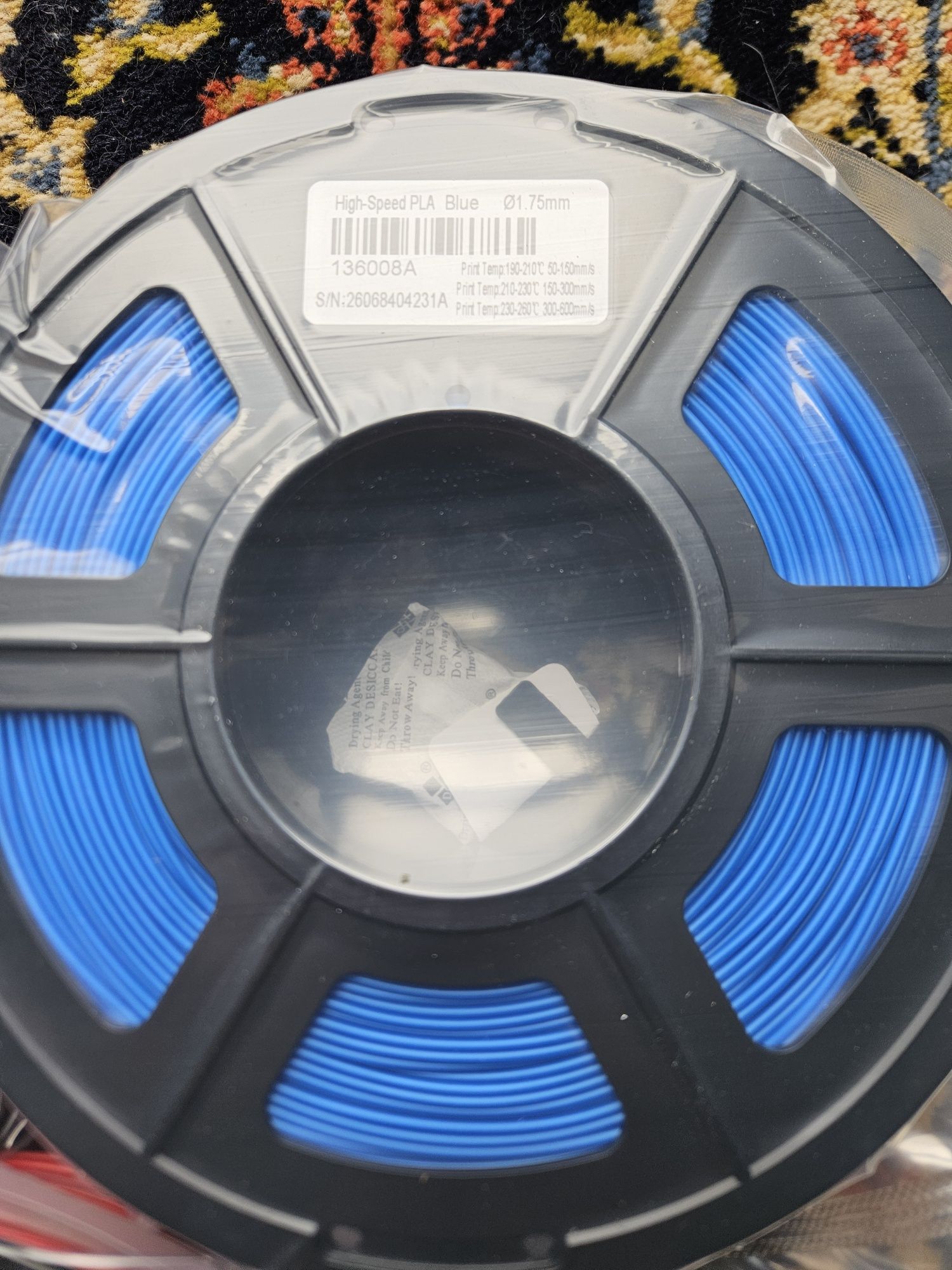 Filament do drukarki 3D high speed PLA 1kg 1.75mm Sunlu Jayo do 600mm/