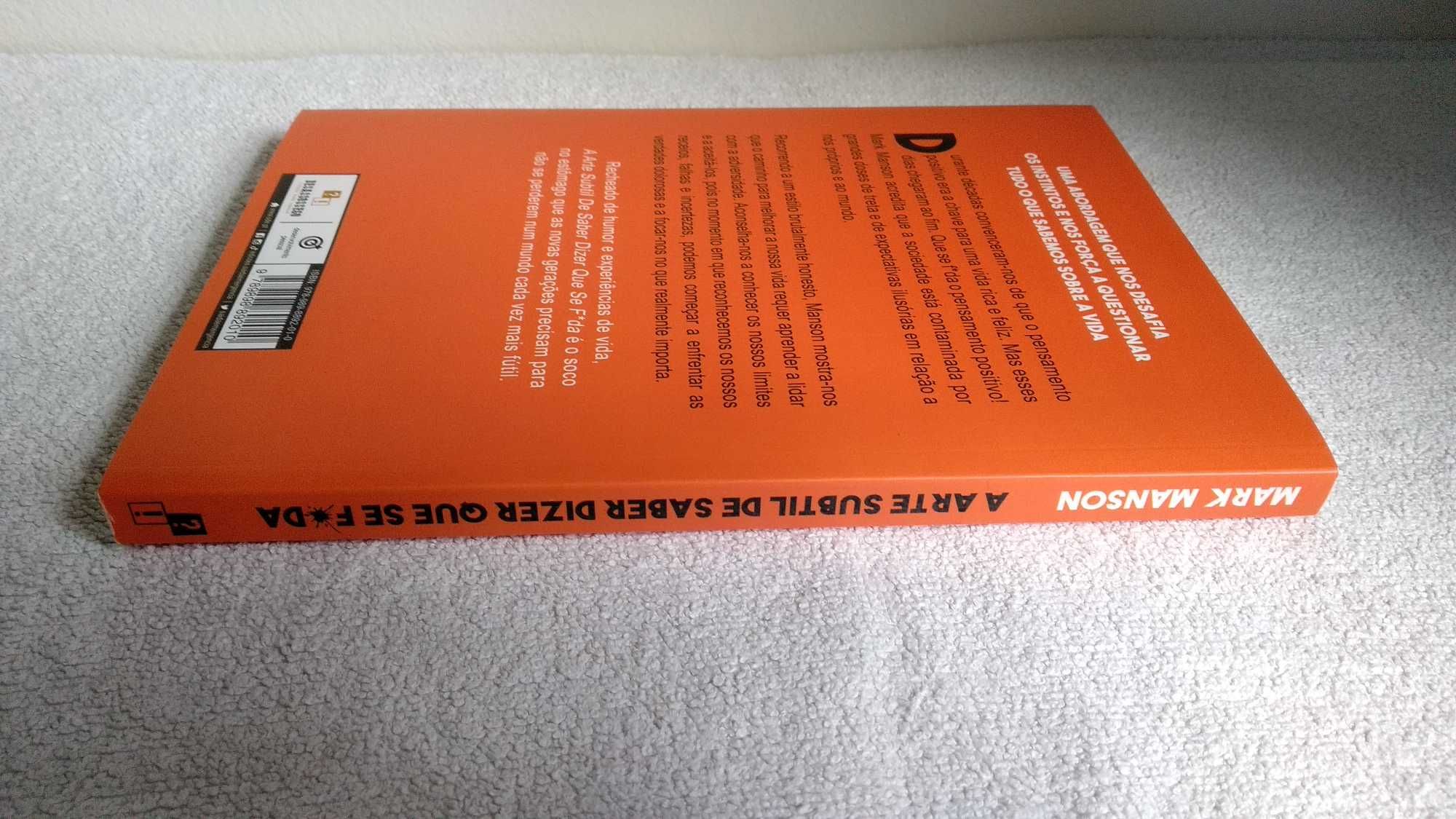 A Arte Subtil de Saber Dizer Que Se Fda - Mark Manson