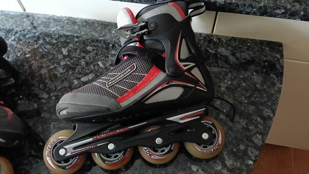 Patins em linha.