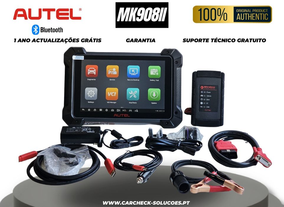 Autel MaxiCOM MK908 II ORIGINAL 
- Maquina de Diagnóstico Profissional