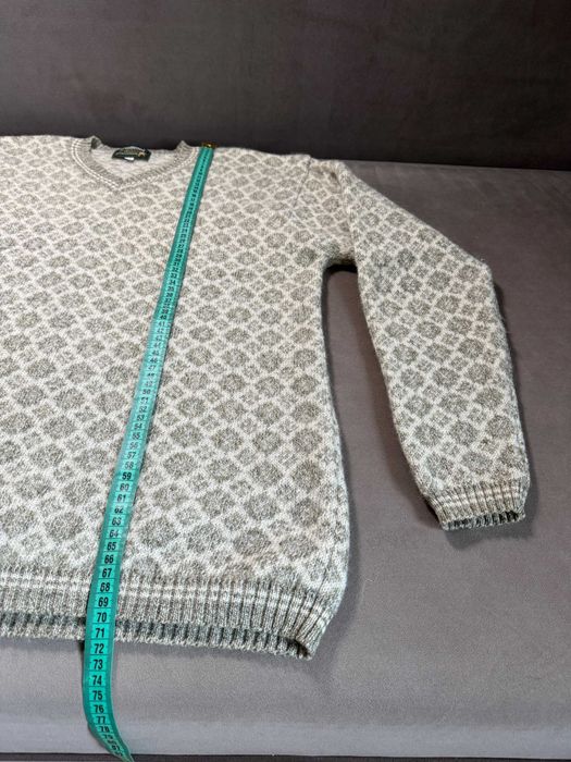 Norweski sweter męski 100% wełna Greenwood r. M/L