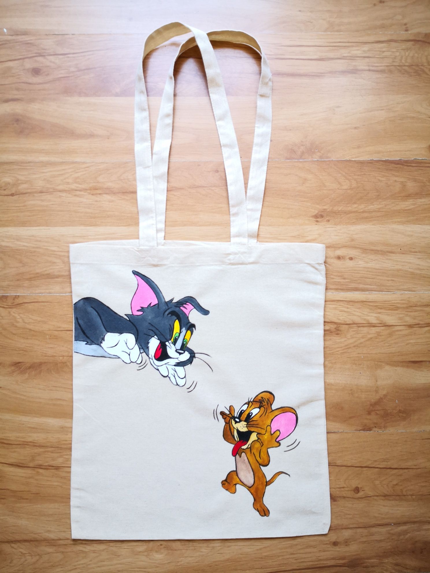 Torba bawełniana shopper/Tom and Jerry