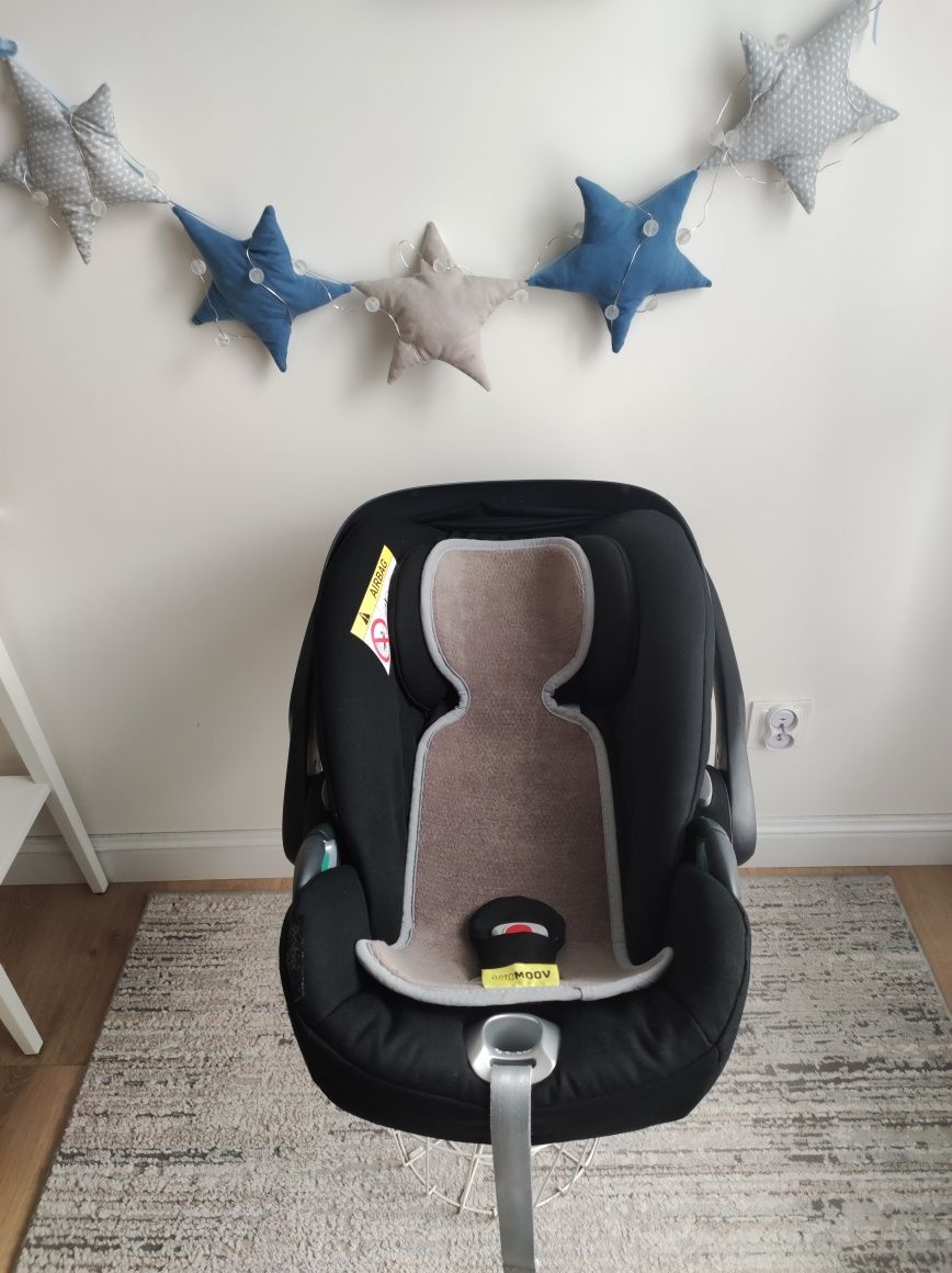 Cybex Platinum Cloud Z2 i-Size + wkładka niemowlęca + Aero moov