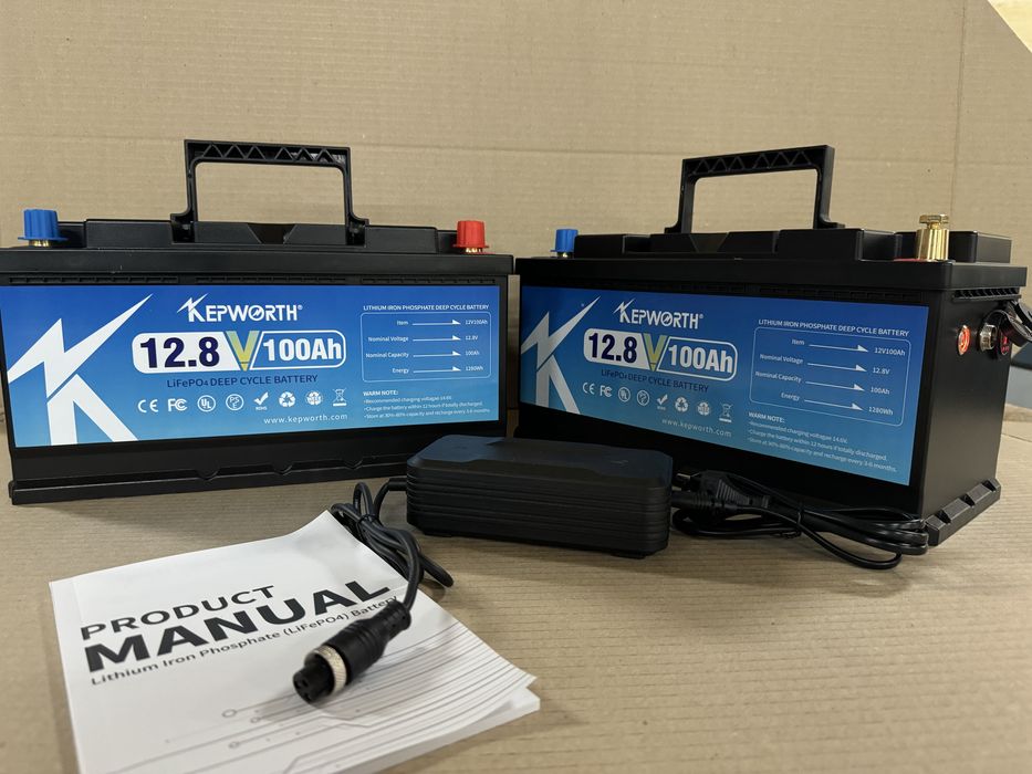 Акумулятор LiFePo4 12V 100AH KEPWORTH Літій залізо фосфат