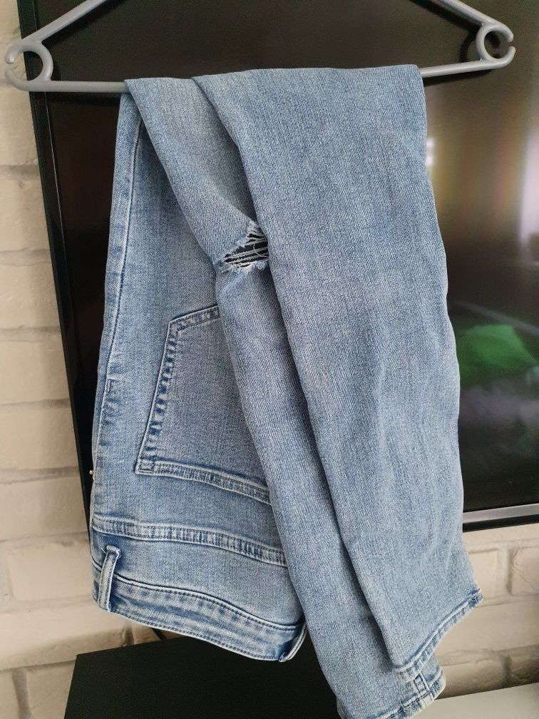 Spodnie rurki jeansowe roz. 36 H&M