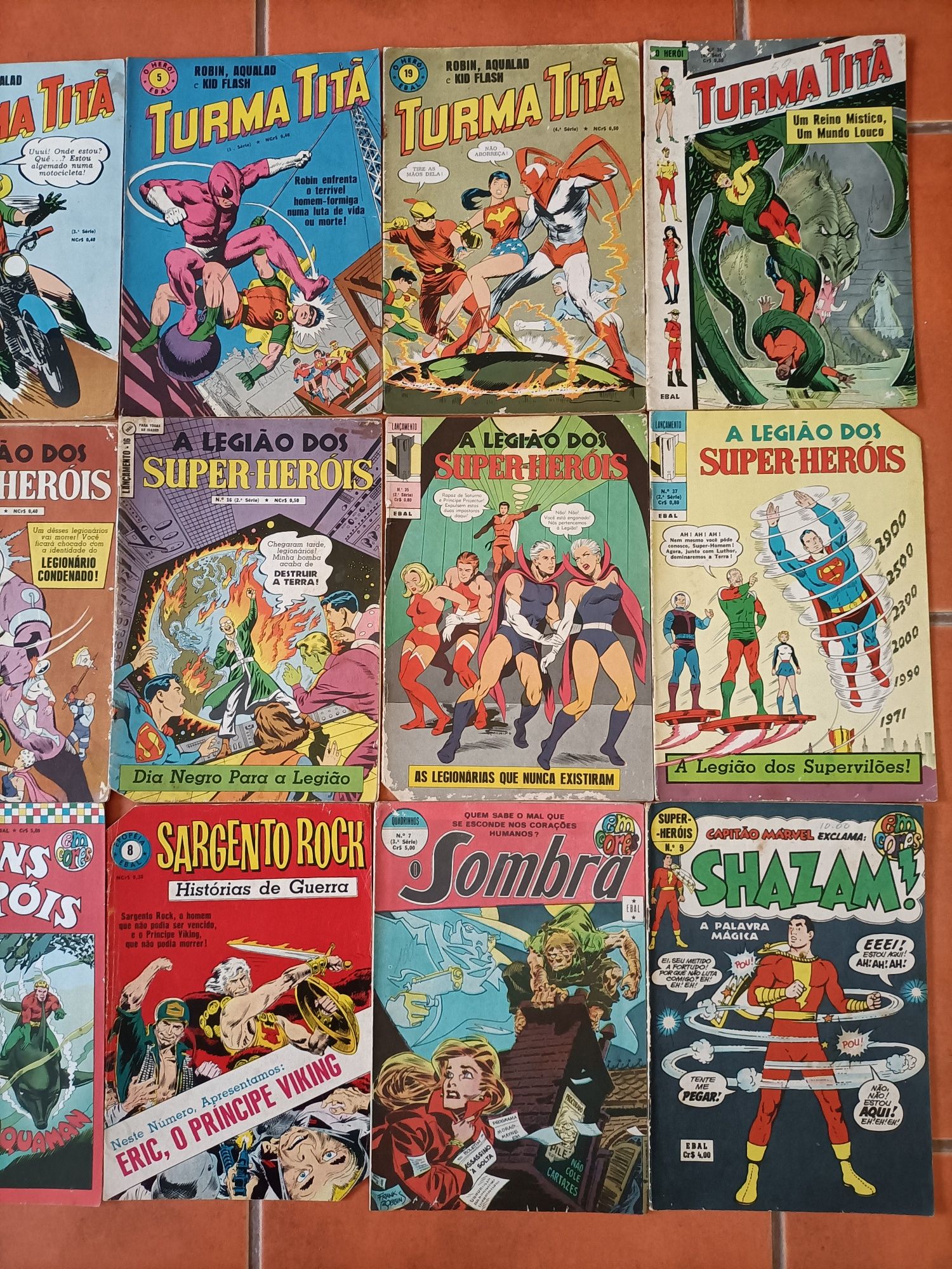 35 Liv. Ebal, Thor, Hulk, Demolidor, T. Titã, P. Submarino, Etc