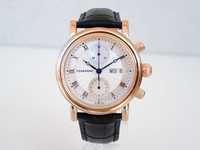 Tourneau Automatic Day Date Chronograph 18K Rose Gold 42 mm