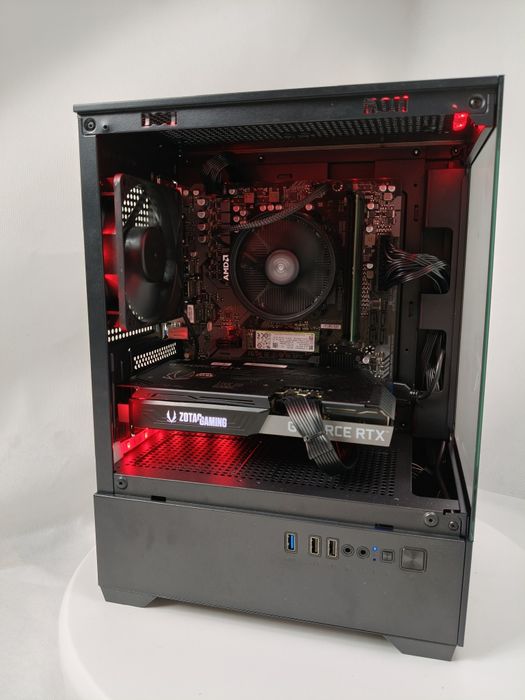 Komputer Gamingowy Ryzen 5 7600x, RTX 5060, 16 GB,SSD,Win 11 Pro