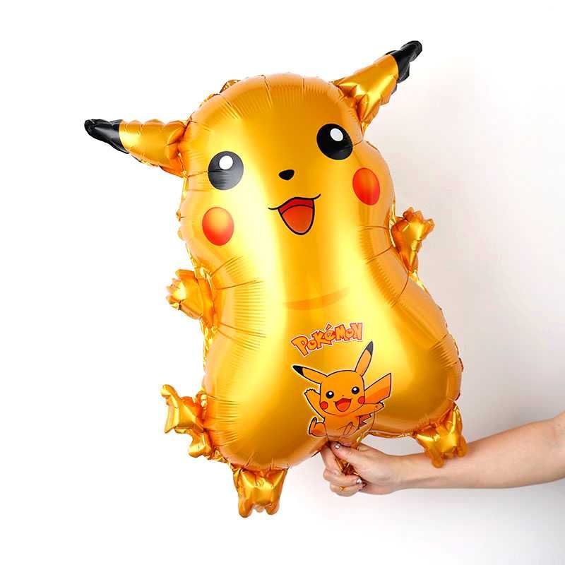 Balony foliowe Pokemon Pikachu zestaw 5 szt. urodziny dekoracja
