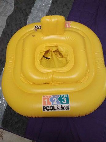 Надувний круг Intex Baby Float, Pool School, з трусиками, 79*79