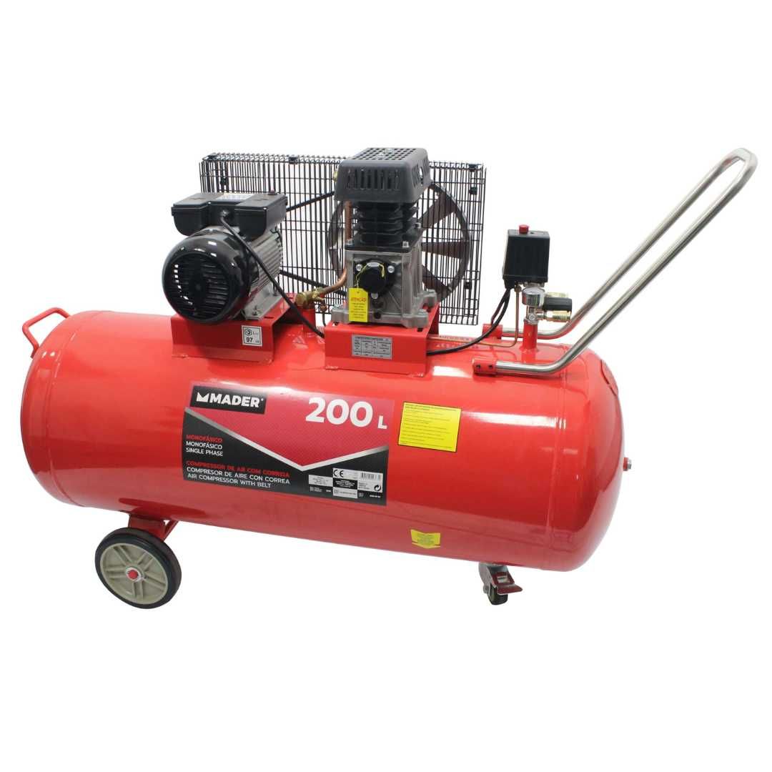 Compressor Ar c/Correias 200 Lts Mader