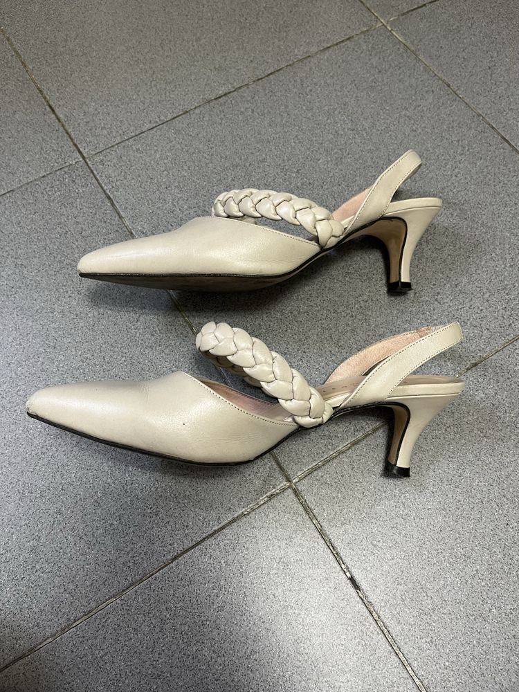 Sapatos mules Sofia Costa,como novas,tacão médio,tamanho 37,20€