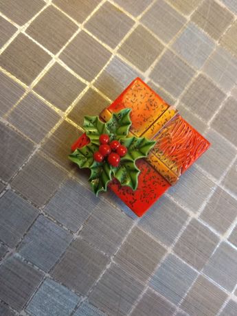 Świąteczna broszka Gwiazda Betlejemska