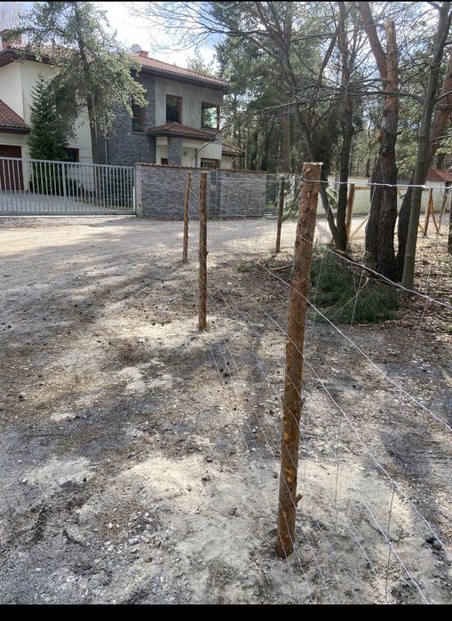 Ogrodzenie leśne tymczasowe budowlane