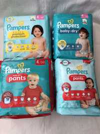 Pampers підгузники та трусики №4 та №5