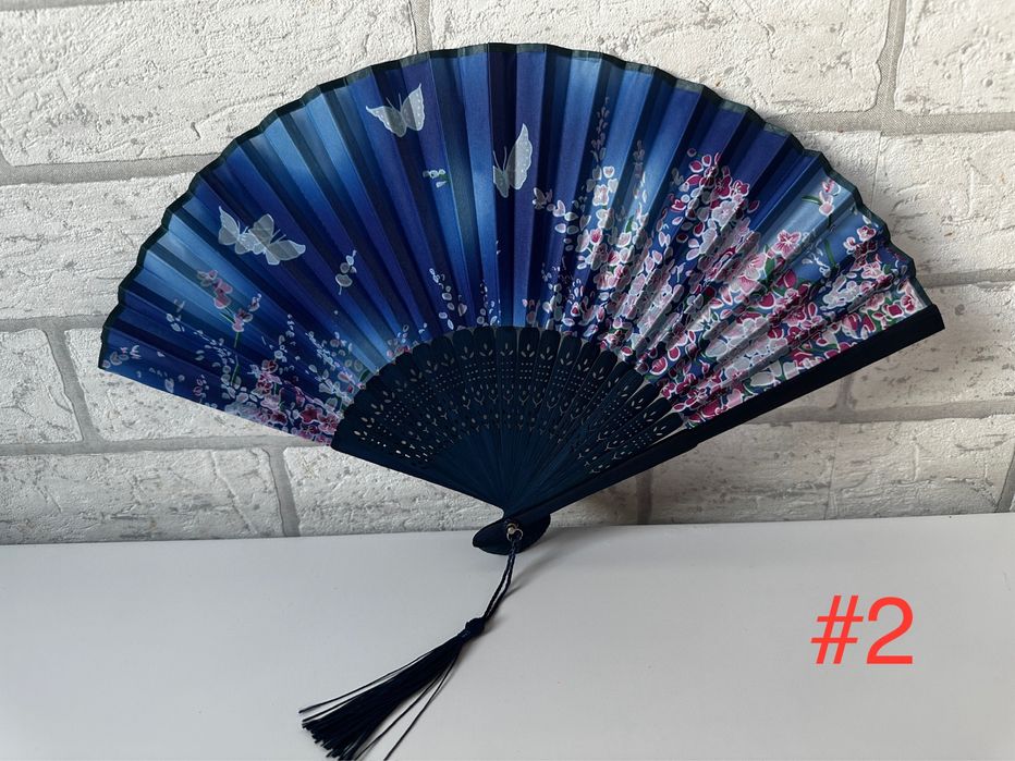 Elegancki wachlarz dekoracyjny styl chiński