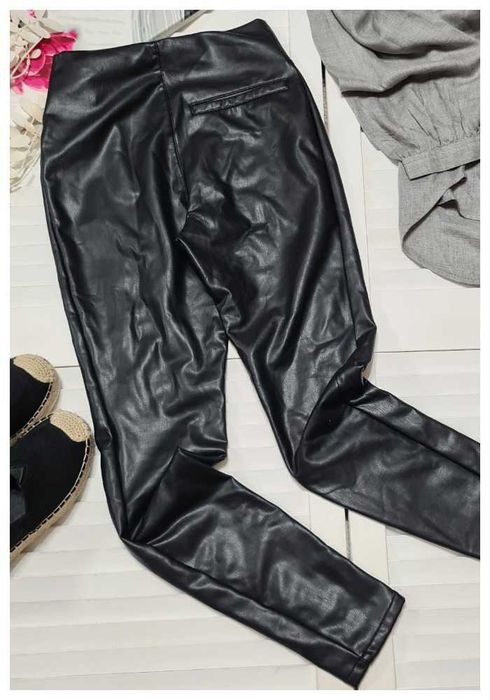 Джеггинсы повседневные искусственная кожа Papaya, р. XS/S