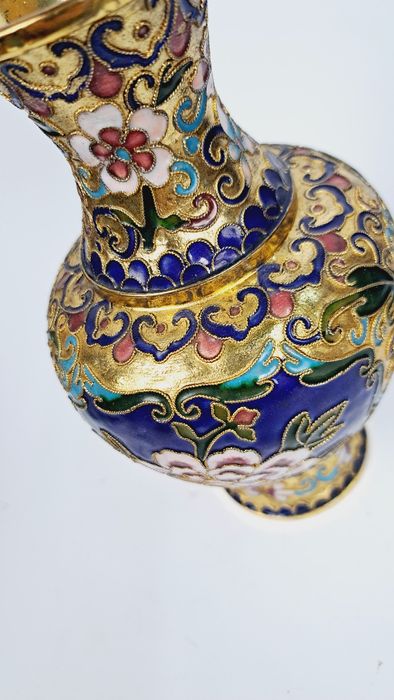 Wazon emalia cloisonne Vintage