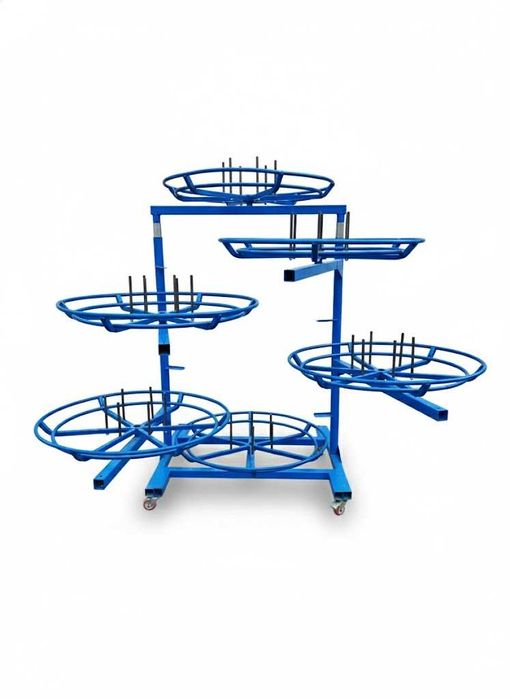 Regał  stojak do węży hydraulicznych, 6 półek